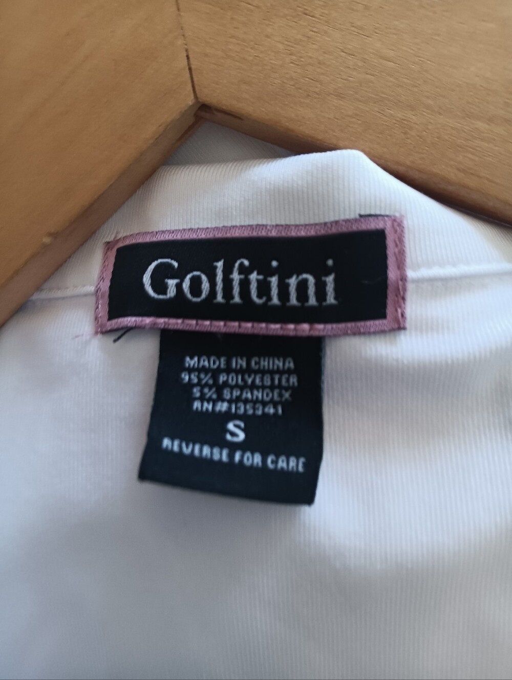 Golftini White Ruffle Button Sleeveless Golf Active Top S - Picture 4 of 4